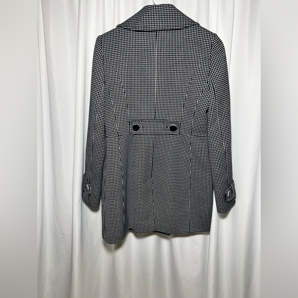 Halogen Blazer style white and black trench jacket | S - Picture 9 of 13
